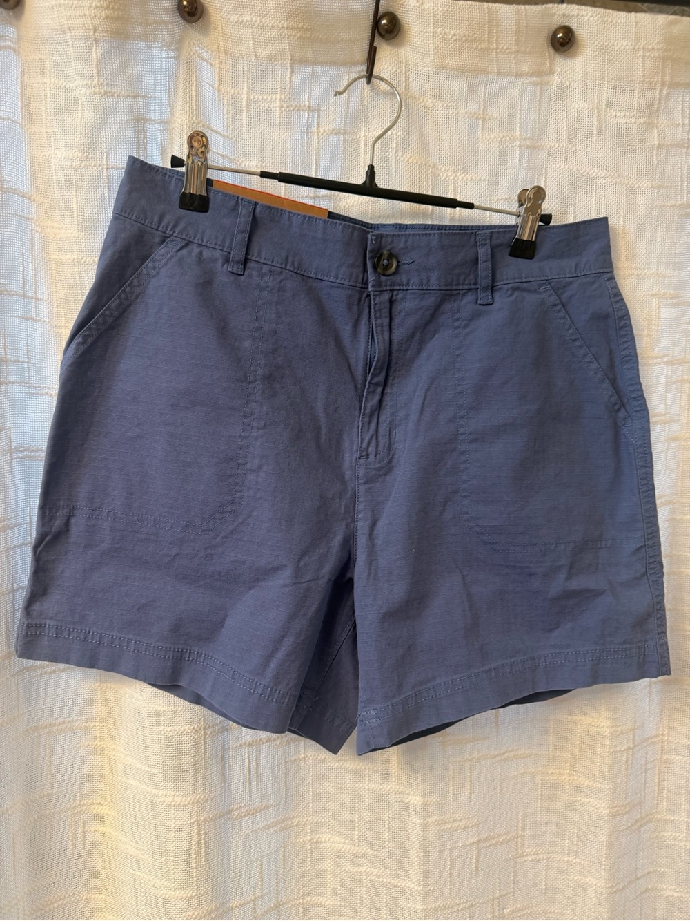 Eddie Bauer Blue Cotton Bermuda Shorts